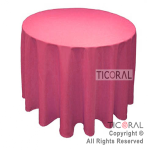 MANTEL LISO FUCSIA 213CM DIAM PLASTICO HS2201-12 x 1